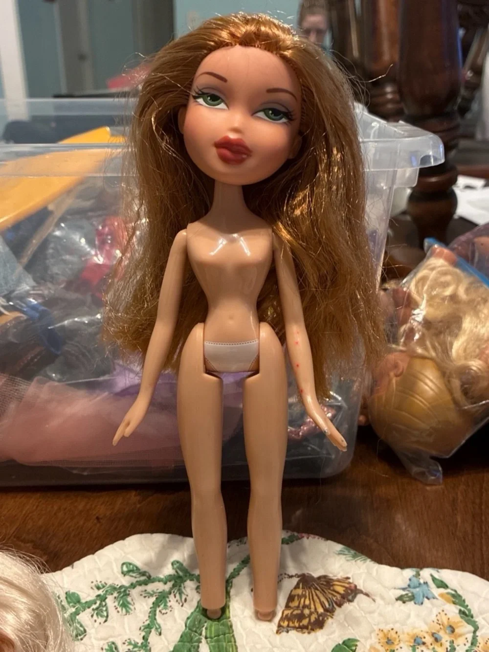 Bratz head gamez meygan nude doll